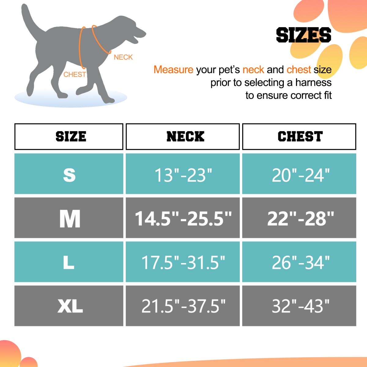Picture of GOOPAWS GDH-1422BK GOOPAWS Padded Reflective Dog Harness, Easy Control Lightweight Dog Harness, Adjustable Outdoor Pet Harness for Small Medium Large Dogs