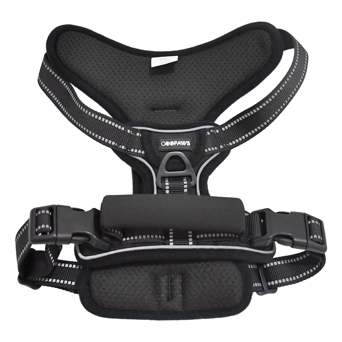 Picture of GOOPAWS GDH-1422BK GOOPAWS Padded Reflective Dog Harness, Easy Control Lightweight Dog Harness, Adjustable Outdoor Pet Harness for Small Medium Large Dogs