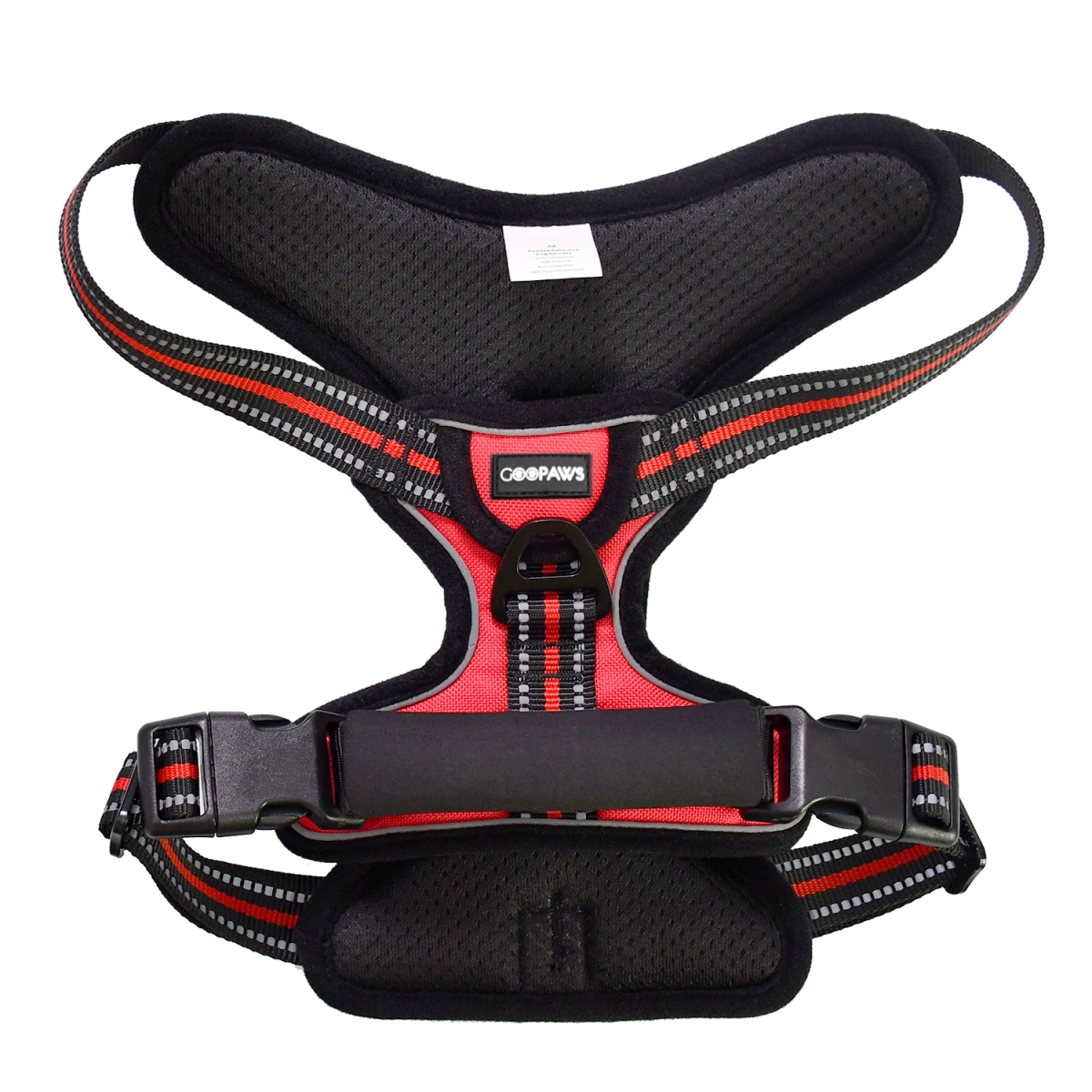Picture of GOOPAWS GDH-1422RD GOOPAWS Padded Reflective Dog Harness, Easy Control Lightweight Dog Harness, Adjustable Outdoor Pet Harness for Small Medium Large Dogs