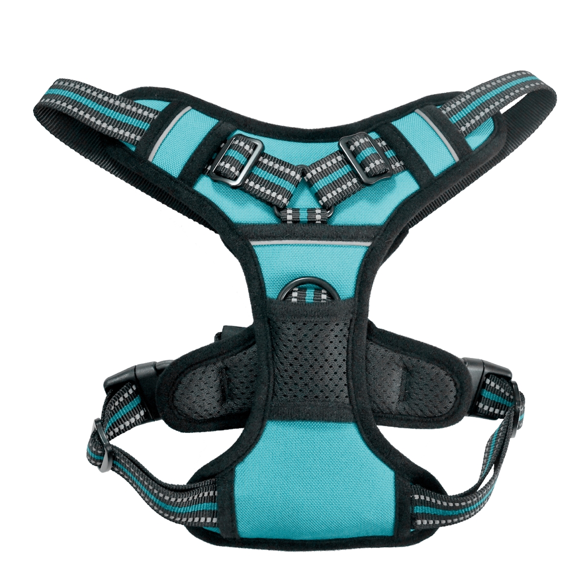 Picture of GOOPAWS GDH-1422BU GOOPAWS Padded Reflective Dog Harness, Easy Control Lightweight Dog Harness, Adjustable Outdoor Pet Harness for Small Medium Large Dogs