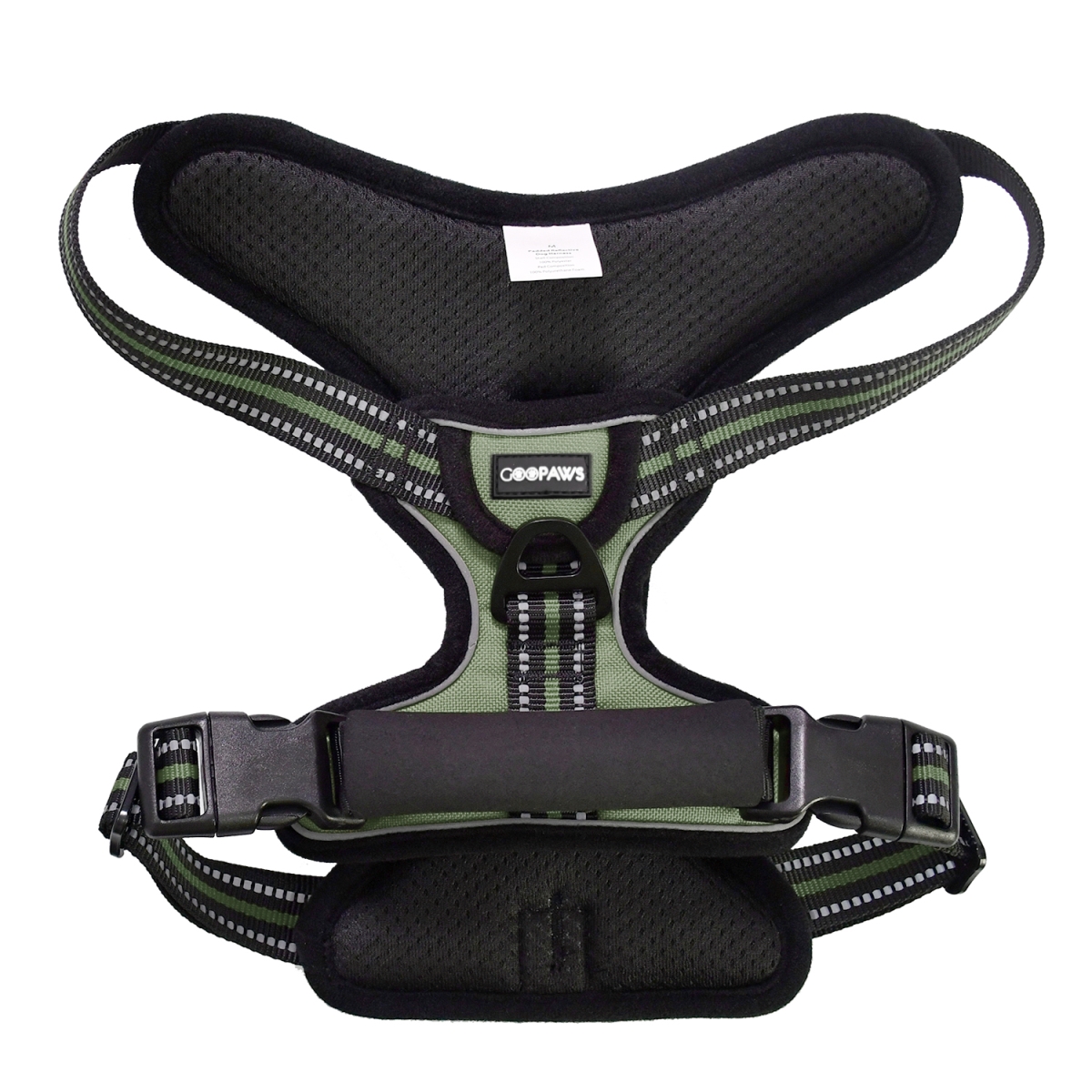 Picture of GOOPAWS GDH-1422GN GOOPAWS Padded Reflective Dog Harness, Easy Control Lightweight Dog Harness, Adjustable Outdoor Pet Harness for Small Medium Large Dogs