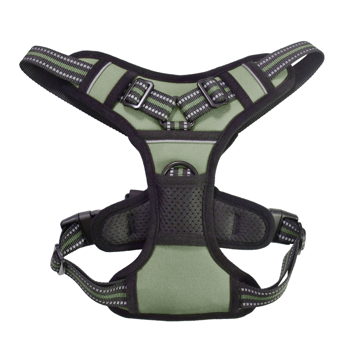 Picture of GOOPAWS GDH-1422GN GOOPAWS Padded Reflective Dog Harness, Easy Control Lightweight Dog Harness, Adjustable Outdoor Pet Harness for Small Medium Large Dogs