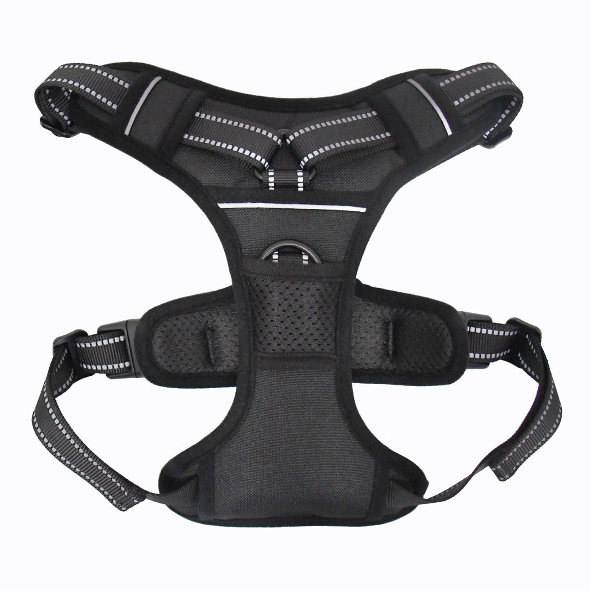Picture of GOOPAWS GDH-1726BK GOOPAWS Padded Reflective Dog Harness, Easy Control Lightweight Dog Harness, Adjustable Outdoor Pet Harness for Small Medium Large Dogs