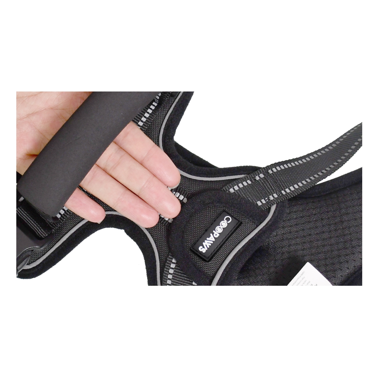 Picture of GOOPAWS GDH-1726BK GOOPAWS Padded Reflective Dog Harness, Easy Control Lightweight Dog Harness, Adjustable Outdoor Pet Harness for Small Medium Large Dogs