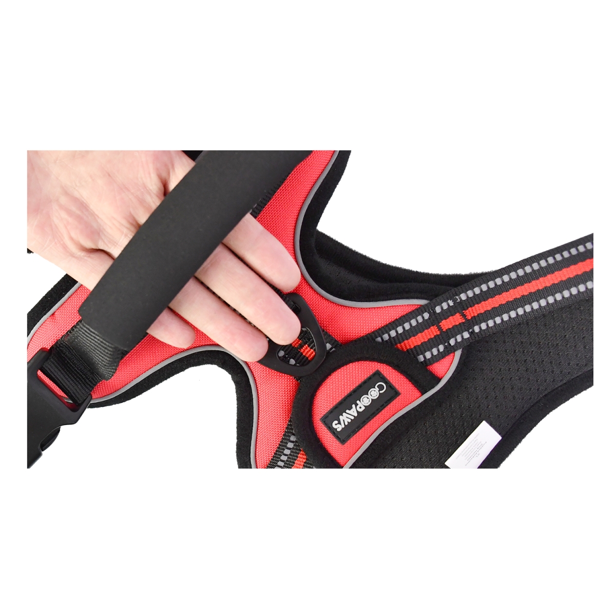 Picture of GOOPAWS GDH-2132RD GOOPAWS Padded Reflective Dog Harness, Easy Control Lightweight Dog Harness, Adjustable Outdoor Pet Harness for Small Medium Large Dogs