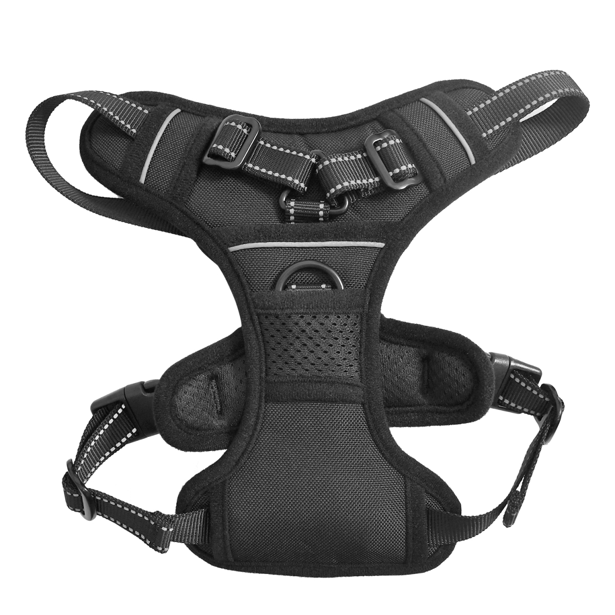 Picture of GOOPAWS GDH-1320BK GOOPAWS Padded Reflective Dog Harness, Easy Control Lightweight Dog Harness, Adjustable Outdoor Pet Harness for Small Medium Large Dogs