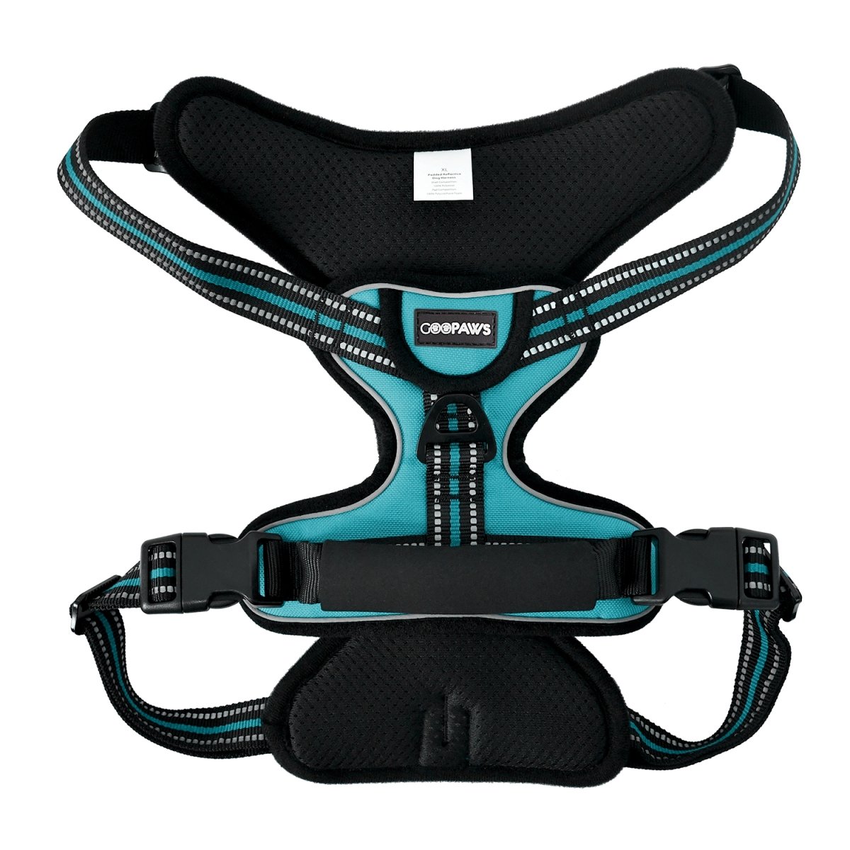 Picture of GOOPAWS GDH-2132BU GOOPAWS Padded Reflective Dog Harness, Easy Control Lightweight Dog Harness, Adjustable Outdoor Pet Harness for Small Medium Large Dogs