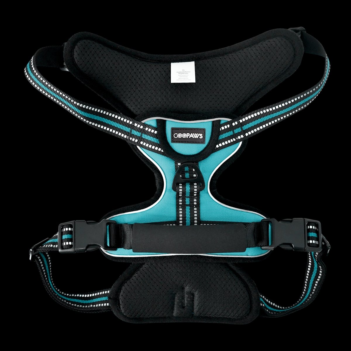 Picture of GOOPAWS GDH-2132BU GOOPAWS Padded Reflective Dog Harness, Easy Control Lightweight Dog Harness, Adjustable Outdoor Pet Harness for Small Medium Large Dogs