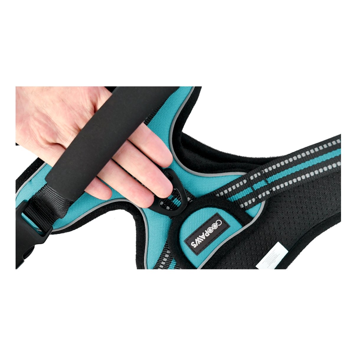 Picture of GOOPAWS GDH-2132BU GOOPAWS Padded Reflective Dog Harness, Easy Control Lightweight Dog Harness, Adjustable Outdoor Pet Harness for Small Medium Large Dogs
