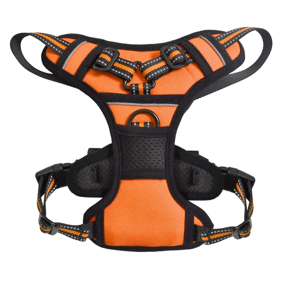 Picture of GOOPAWS GDH-1320OR GOOPAWS Padded Reflective Dog Harness, Easy Control Lightweight Dog Harness, Adjustable Outdoor Pet Harness for Small Medium Large Dogs
