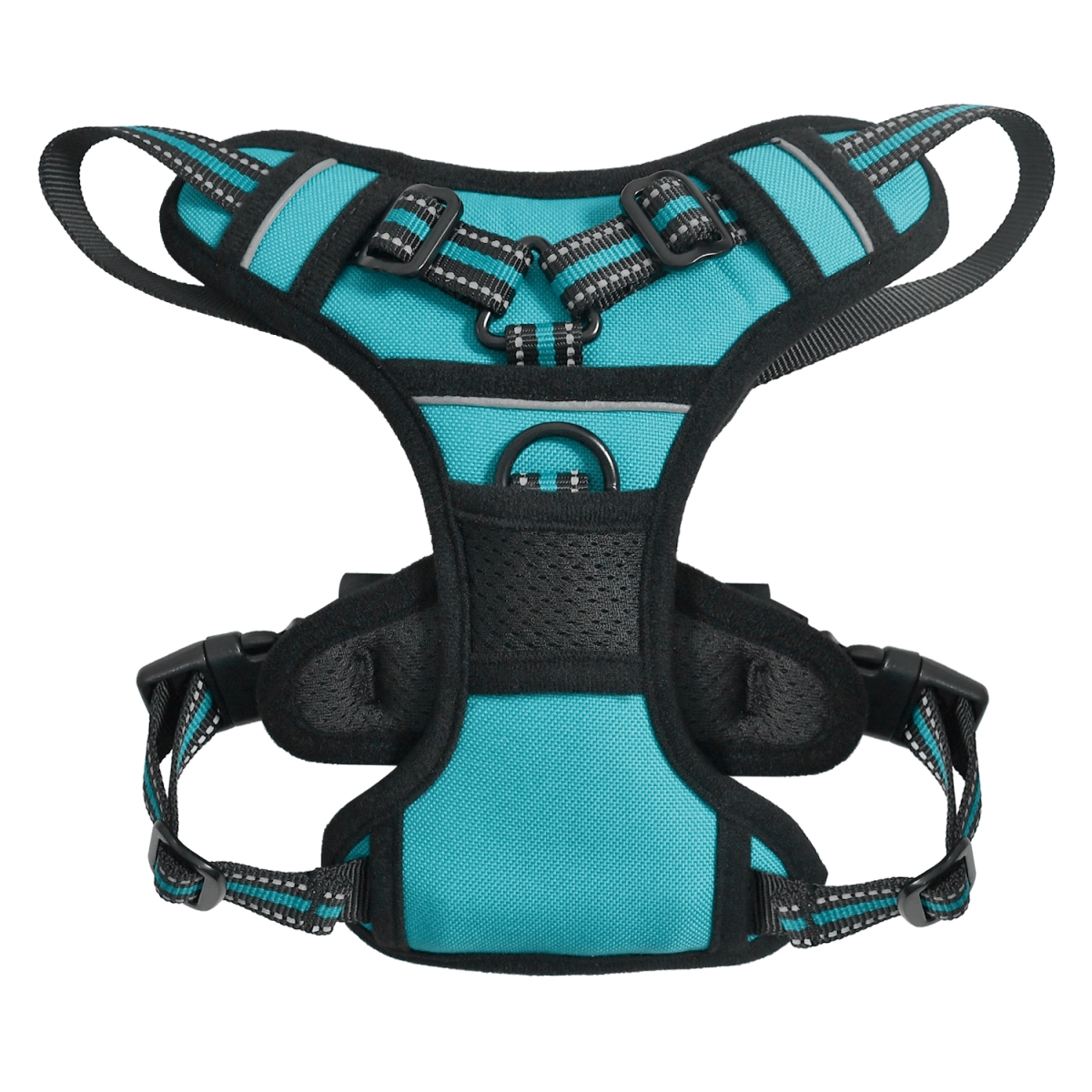 Picture of GOOPAWS GDH-1320BU GOOPAWS Padded Reflective Dog Harness, Easy Control Lightweight Dog Harness, Adjustable Outdoor Pet Harness for Small Medium Large Dogs