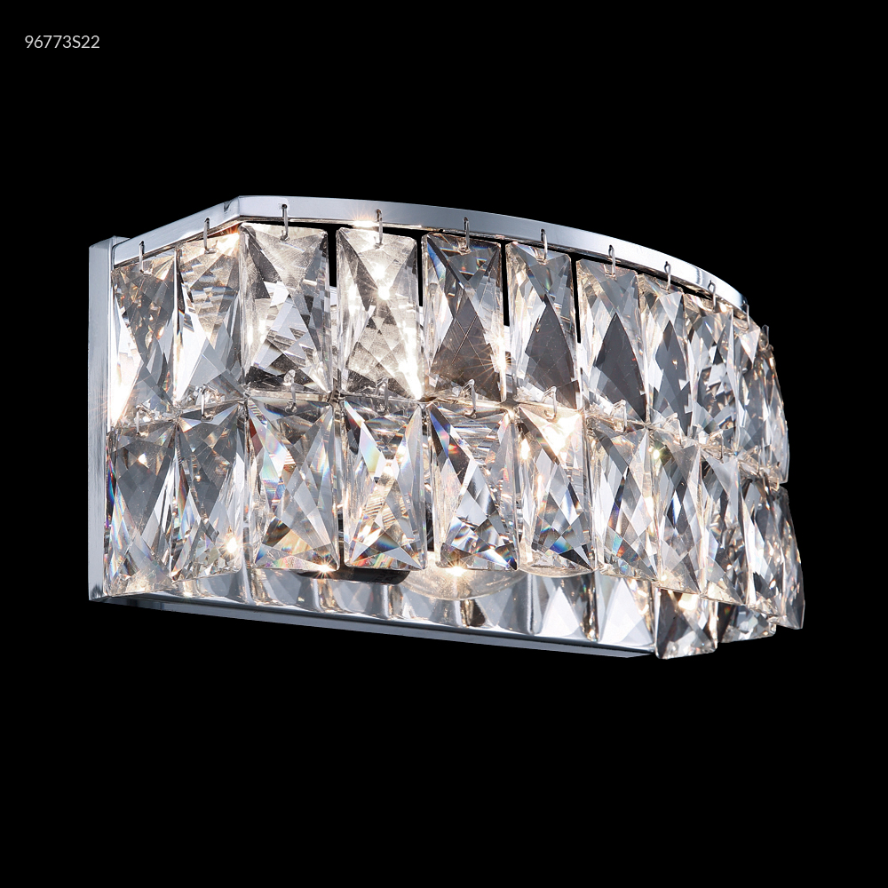11 in. 2 Light Silver Vanity Wall Light