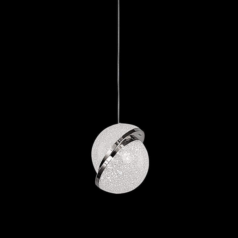 96571S22 30 in. Crystal-Ice Collection Crystal Chandelier - Silver