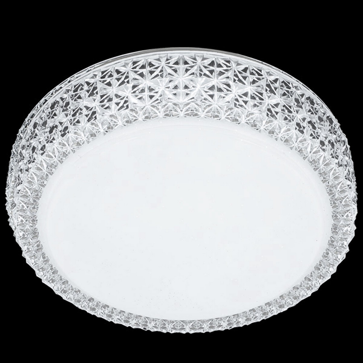 41111W22LED 11 in. Acrylic LED Ceiling Mount Chandelier in White