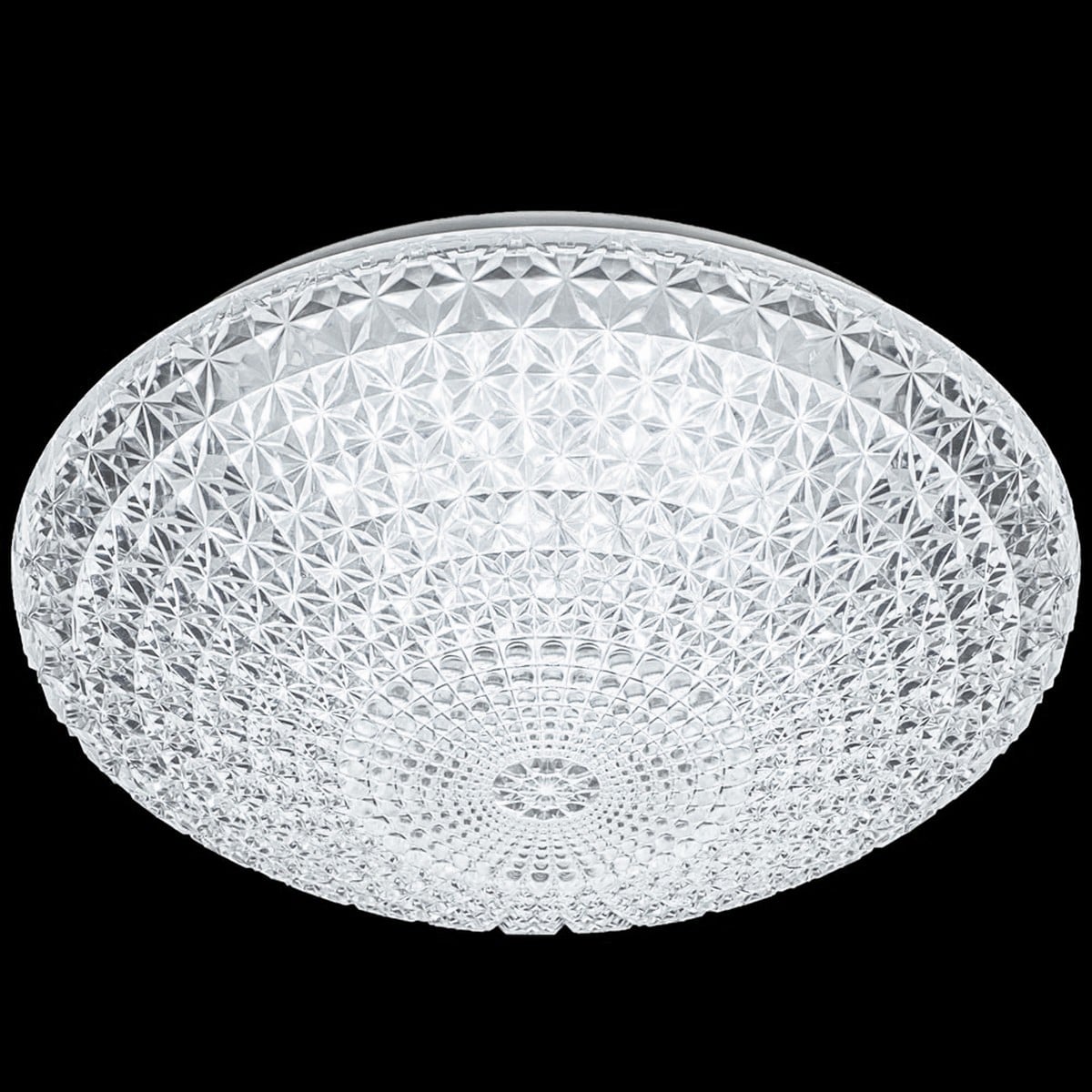 41122W22LED 11 in. Acrylic LED Ceiling Mount Chandelier in White