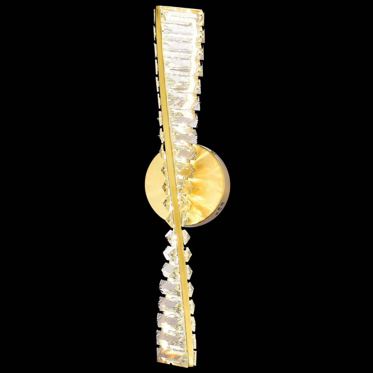 97012G22LED 5 in. Contemporary LED Wall Sconce Light in Gold