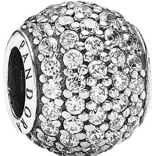 791051CZ Pave Lights Clear CZ Charm