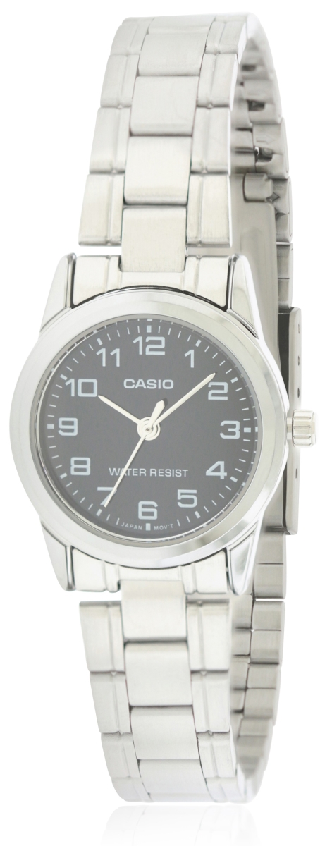 Picture of Casio LTPV001D-1B Stainless Steel Ladies Watch&#44; Black