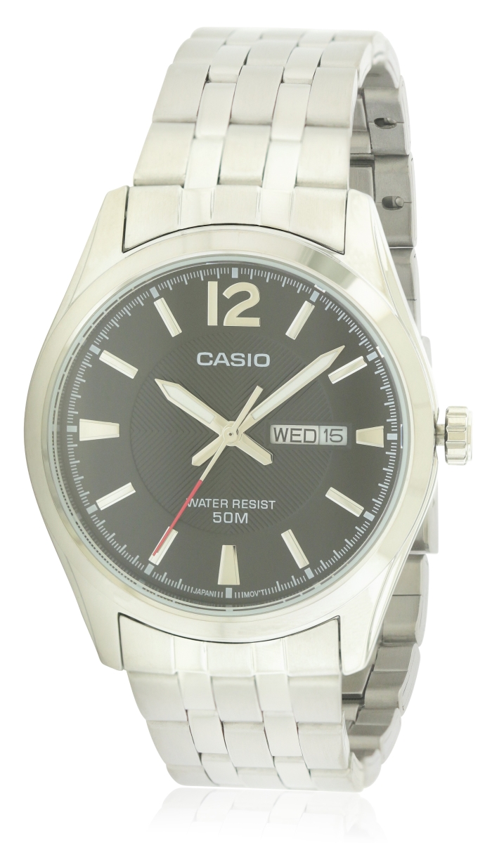 Picture of Casio MTP-1335D-1A Stainless Steel Mens Watch&#44; Black
