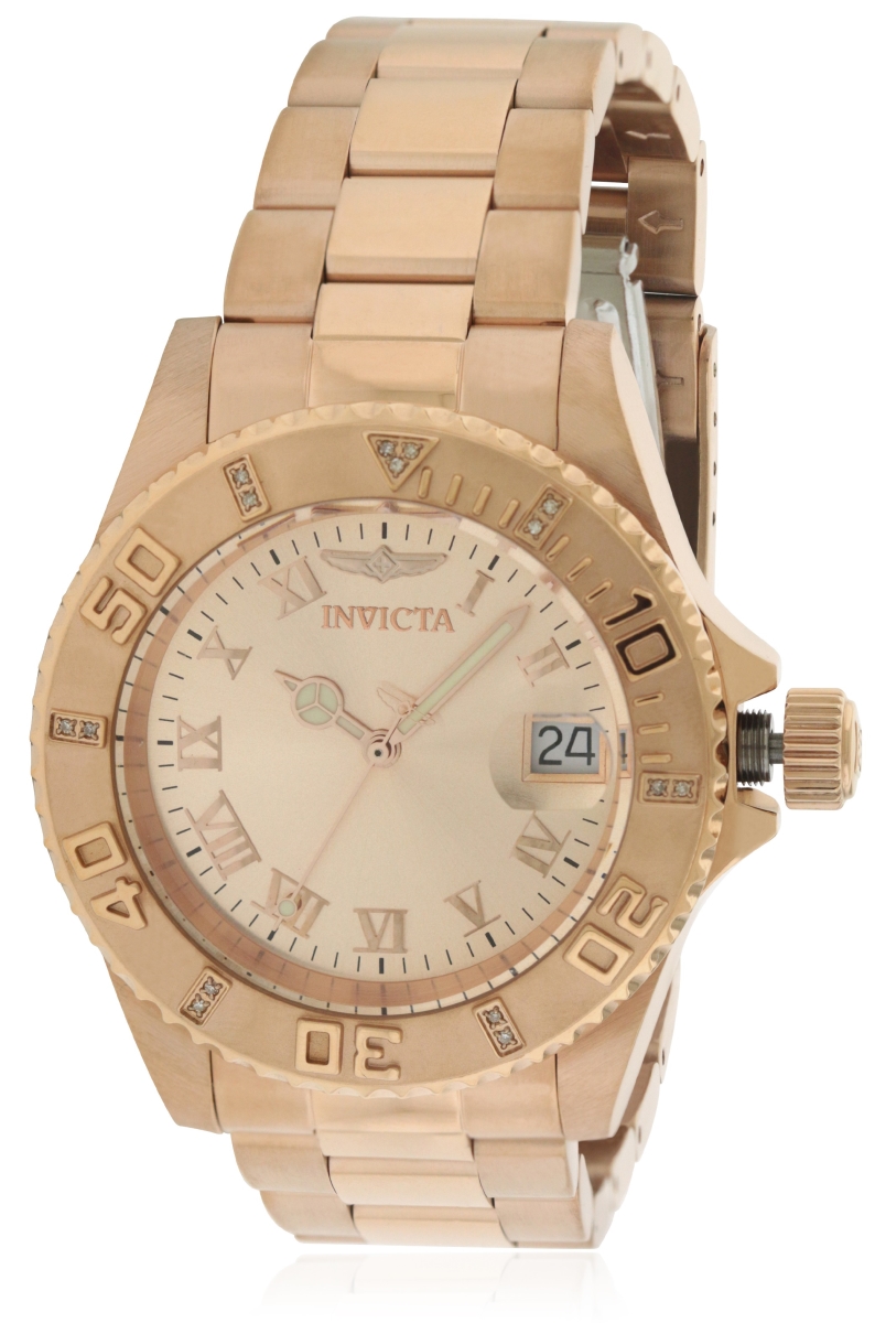 12821 Pro Diver Rose Gold-Tone Mens Watch