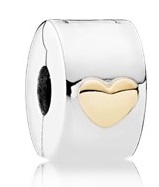 792080 Classic Heart Fixed Clip Charm