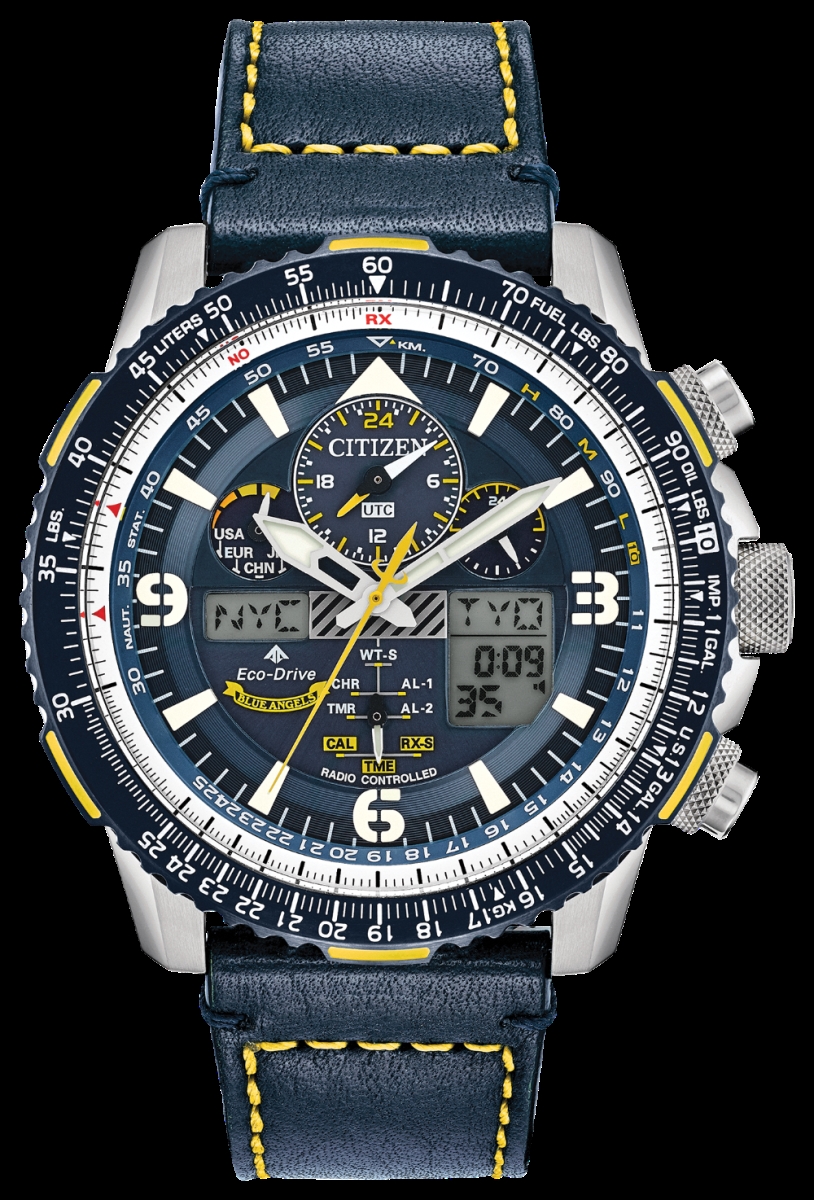 Eco-Drive Promaster Skyhawk A-T Chronograph Leather Mens Watch -  CITIZEN, CI991970