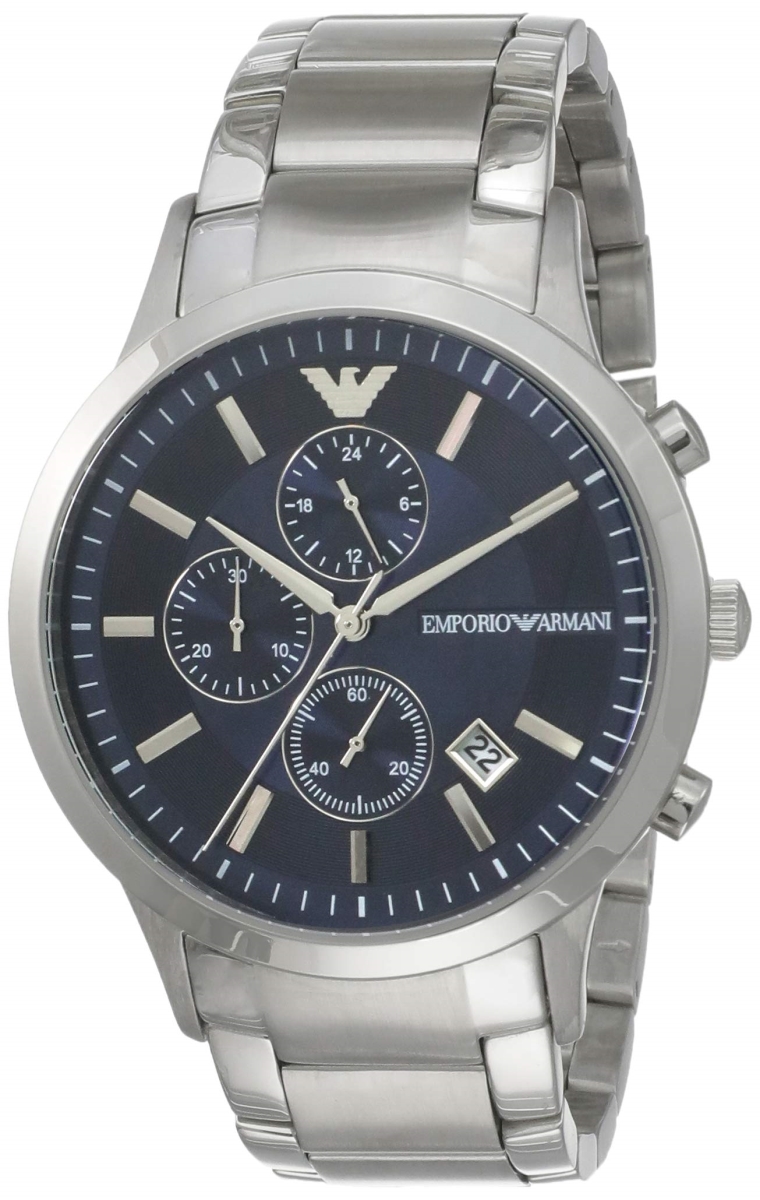 Picture of Armani AR11164 Emporio Stainless Steel Mens Watch  Blue