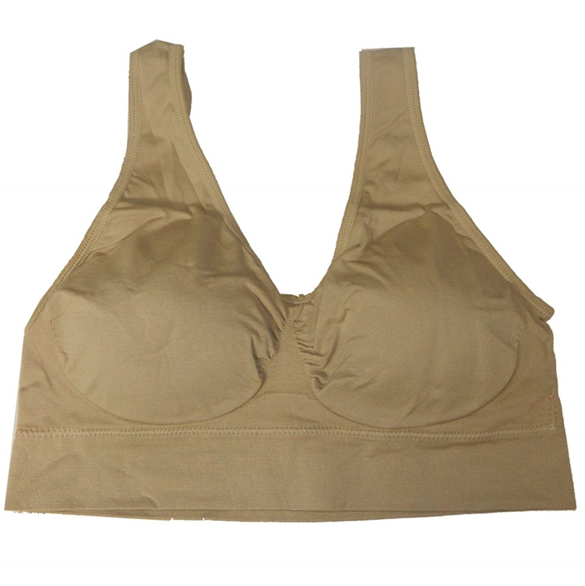 9060-NUDE-MED Seamless Comfort Bra, Nude - Medium