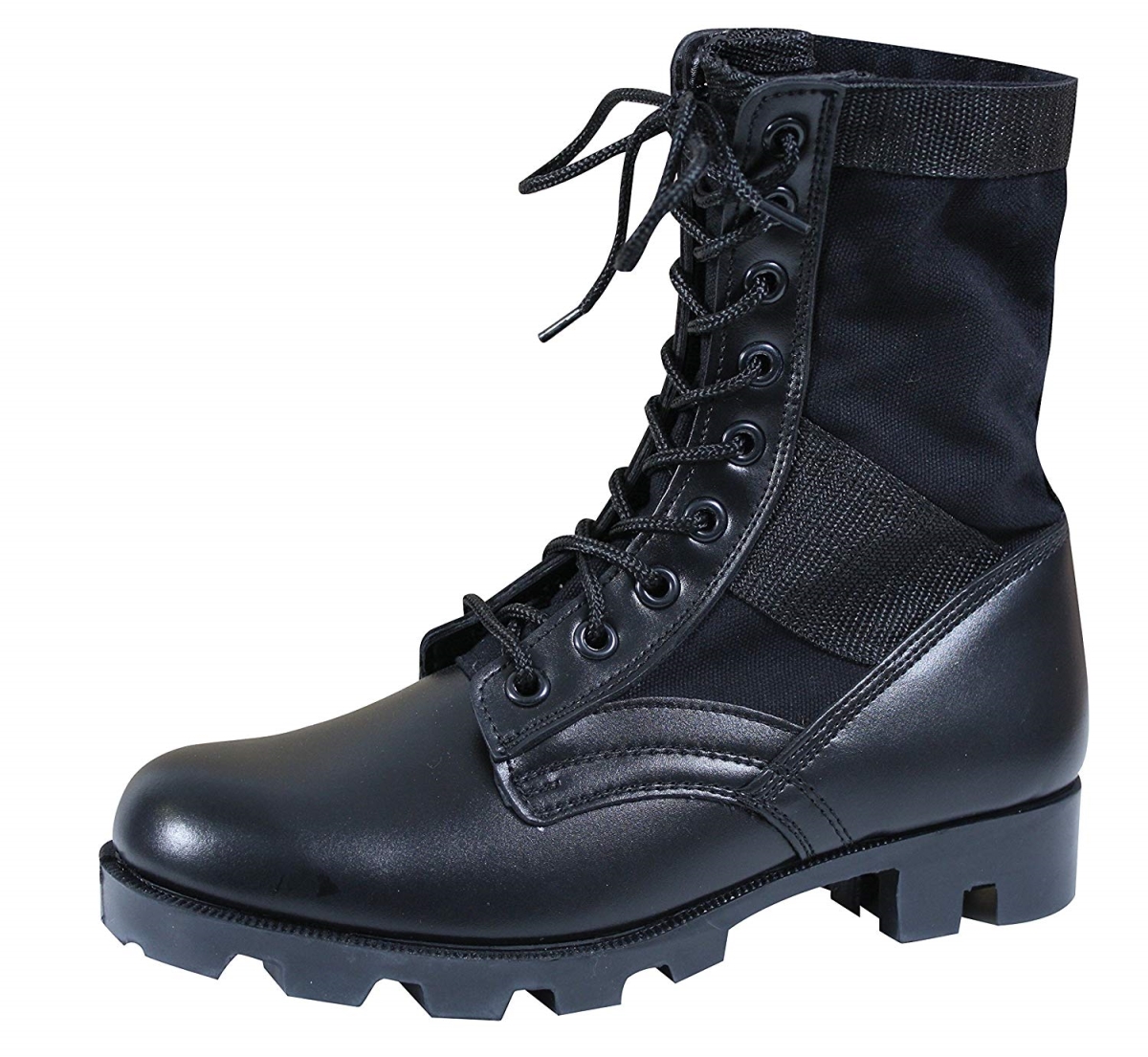 5081-BLACK-9 8 GI Type Jungle Boot, Black - Size 9