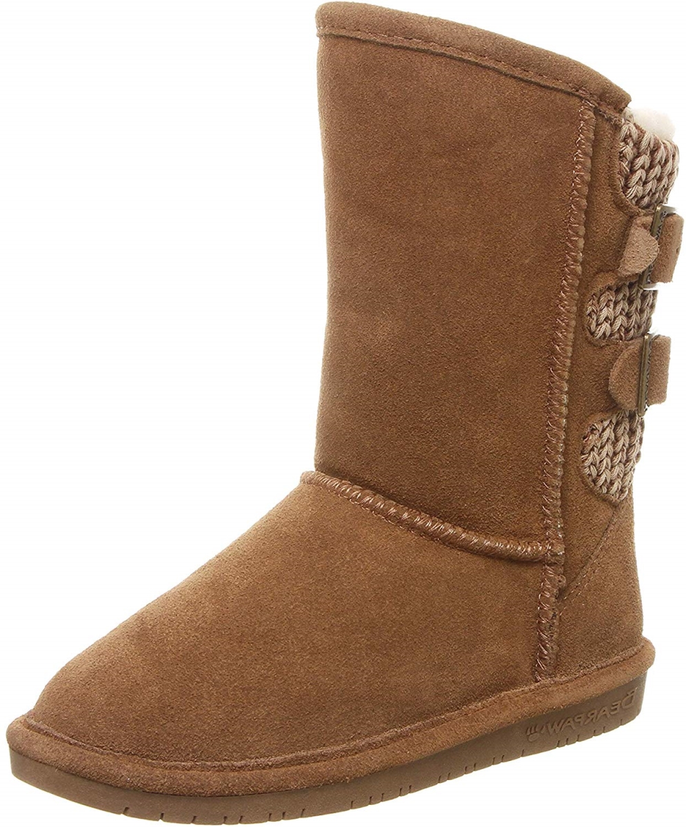 Picture of Bearpaw 1669W-H-10 Womens Boshie Winter Boot&#44; Hickory - Size 10