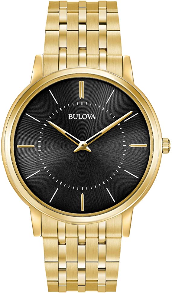 Picture of Bulova 97A127 40 mm Mens Watch with Stainless-Steel Strap&#44; Gold