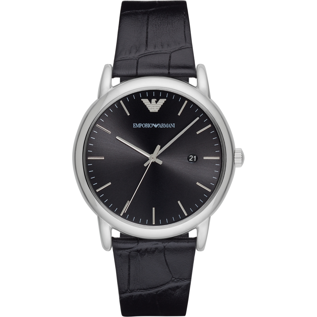 Picture of Armani AR2500 Mens Leather Watch&#44; Stainless Steel