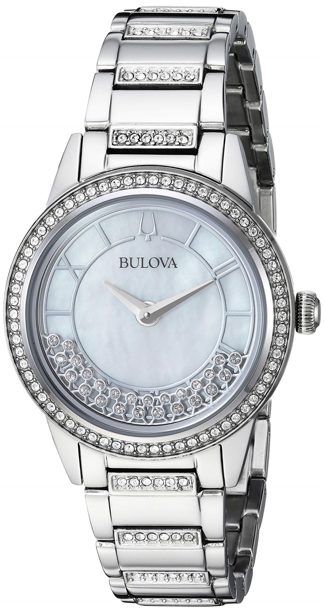 Picture of Bulova 96L257 TurnStyle Crystal Watch for Ladies&#44; Stainless Steel