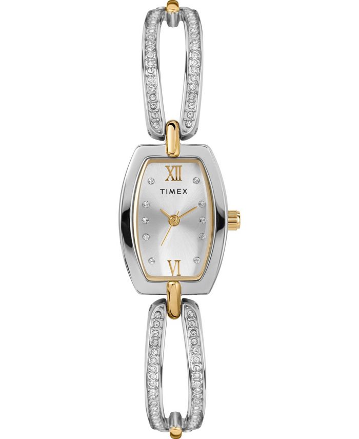 Picture of Timex TW2T58400 Two-Tone Bangle Ladies Watch&#44; Stainless Steel