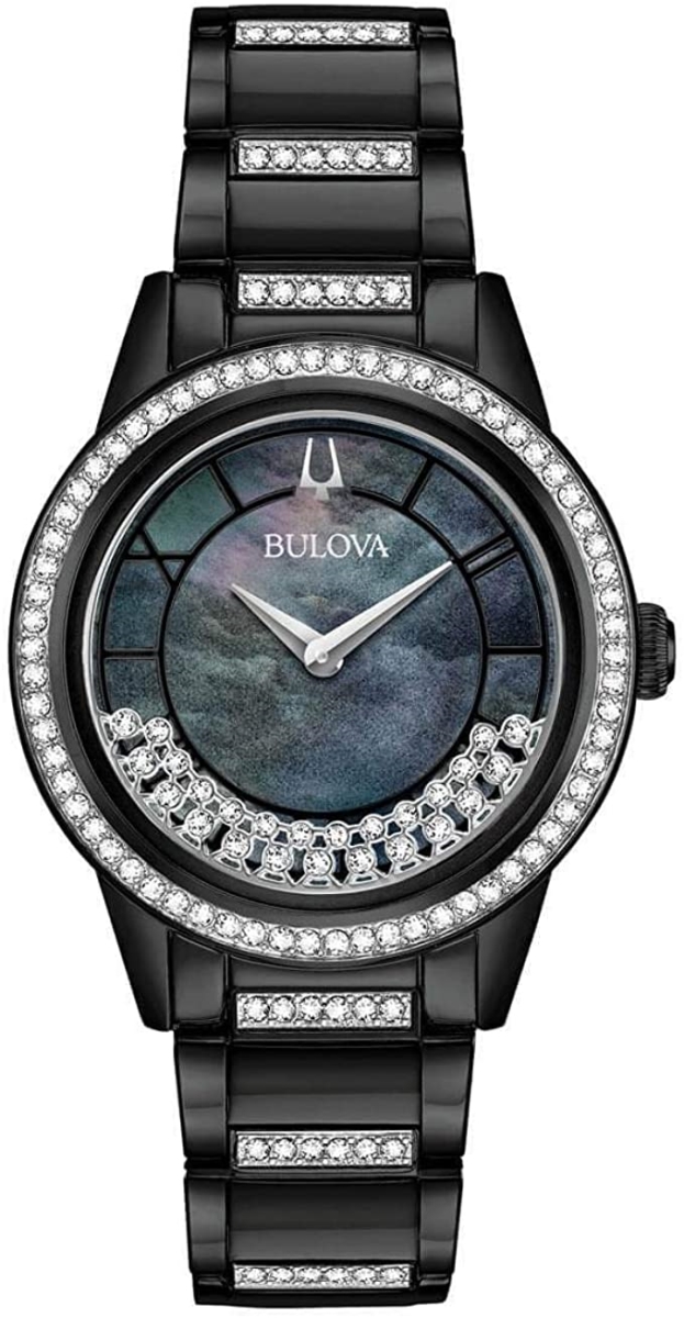Picture of Bulova 98L252 TurnStyle Ion Crystal Watch for Ladies&#44; Stainless Steel