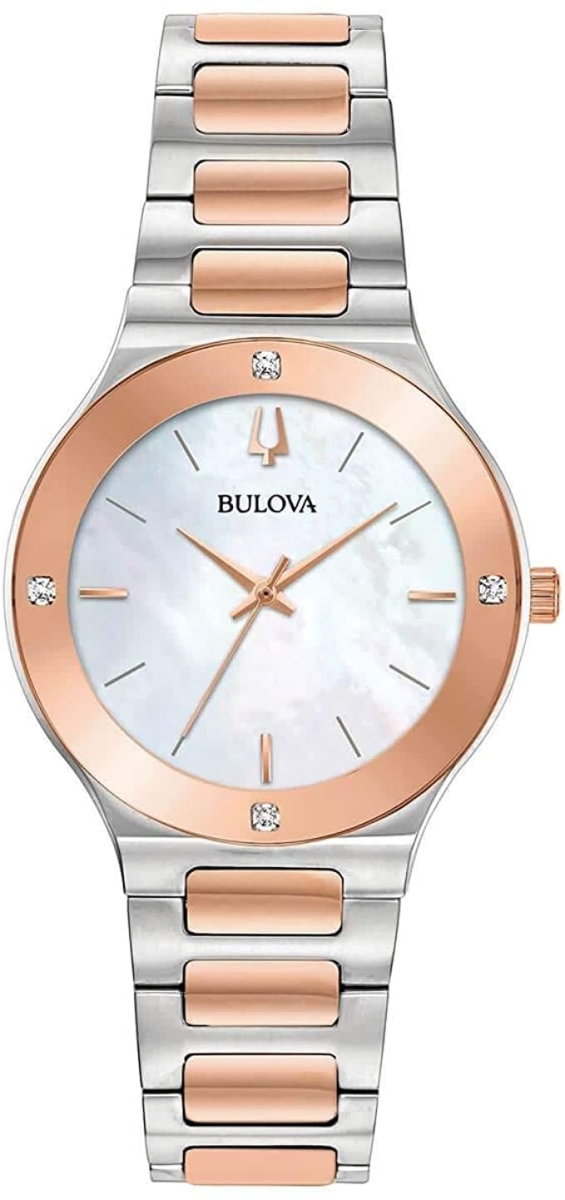 Picture of Bulova 98R274 Quartz Diamond Mother of Pearl Dial Ladies Watch