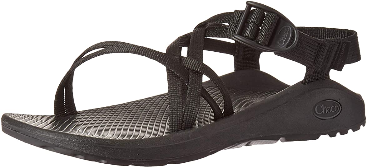 Picture of Chaco J107248-11 Z & Cloud X Women Sandal for Womens&#44; Solid Black - Size 11
