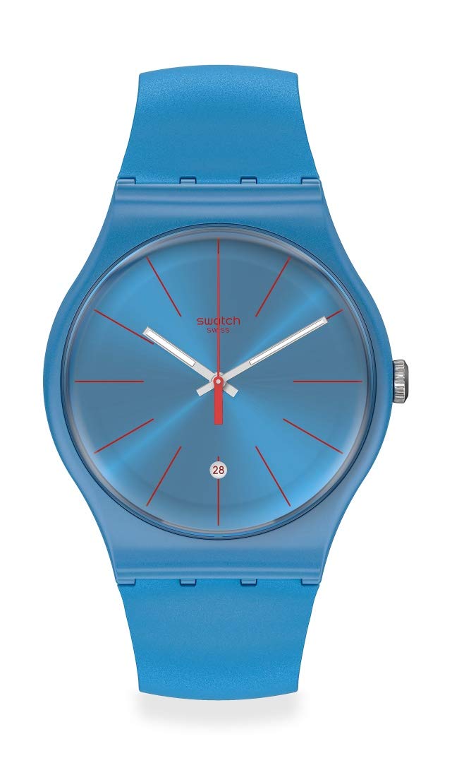 Picture of Swatch SUOS401 Lagoonazing Unisex Watch, Blue