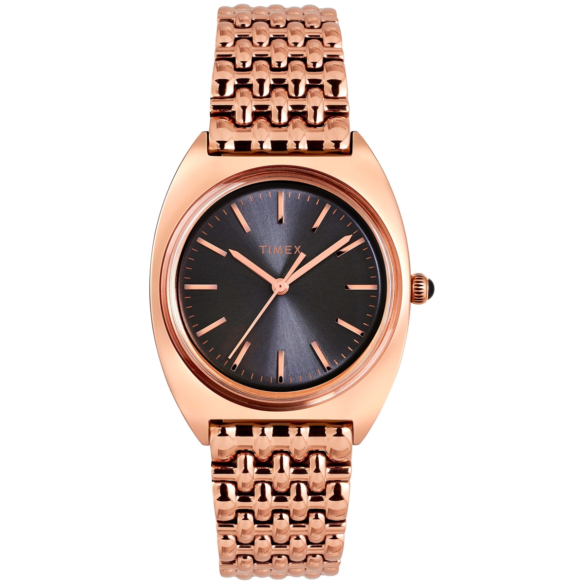 TW2T90500 33 mm Milano Rose Gold-Tone Watch for Womens, Stainless Steel -  Timex