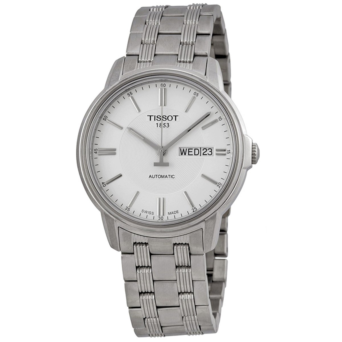 T0654071103100 39 mm T-Classic III Automatic Watch for Mens, Stainless Steel -  Tissot