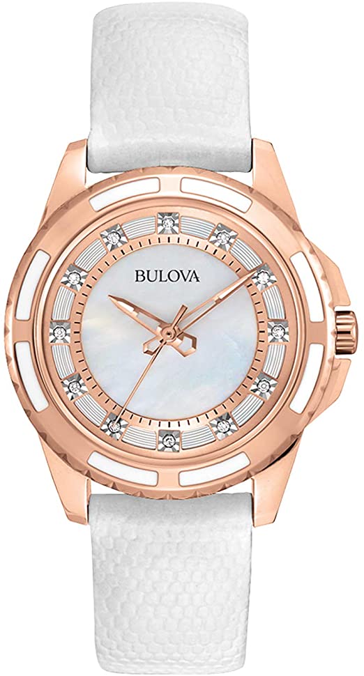 Picture of Bulova 98R233 Stainless Steel Rose Gold Ladies Watch