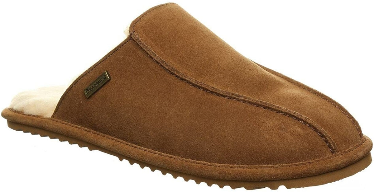 Picture of Bearpaw 2538M-220-10 Mens Pierre Slipper&#44; Hickory - Size 10