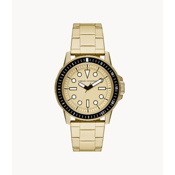 Picture of Armani Exchange AX1854 Leonardo Gold-Tone Mens Watch