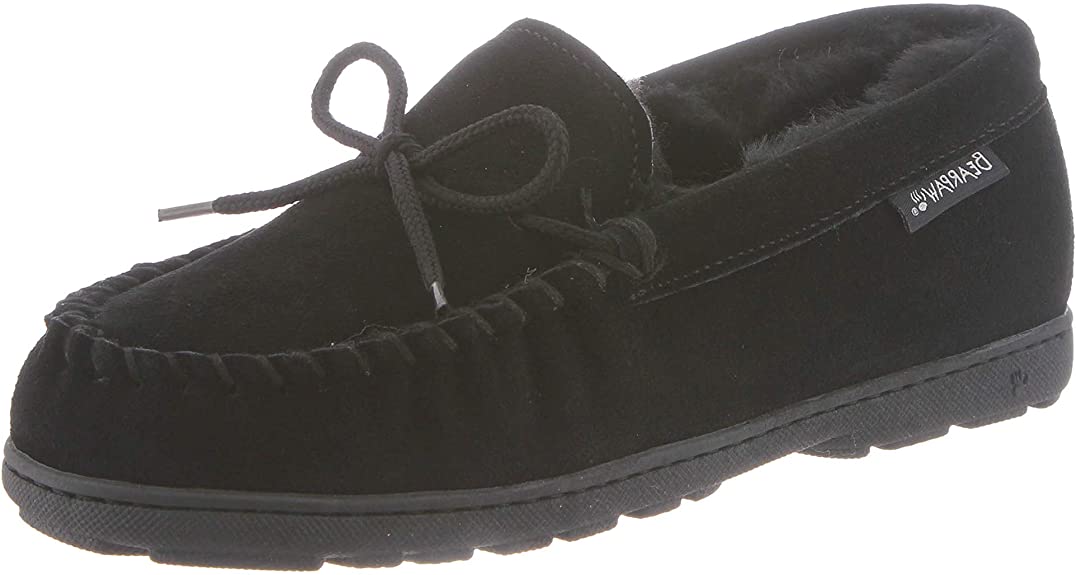 Picture of Bearpaw 1961W-011-10 Womens Mindy Moccasin Slippers&#44; Black II - Size 10