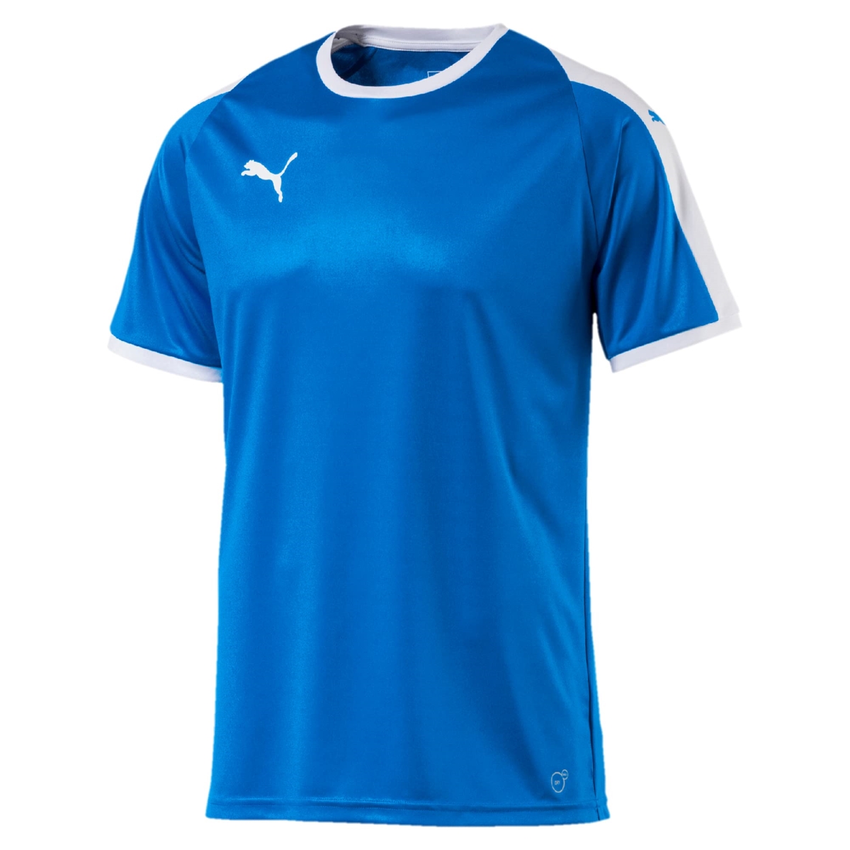 Mens Liga Jersey, Electric Blue Lemonade & White - Small