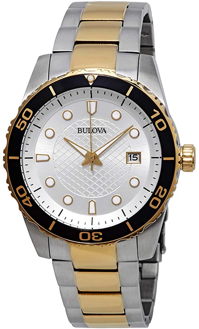 Picture of Bulova 98A198 Dress Two-Tone Mens Watch&#44; Stainless Steel