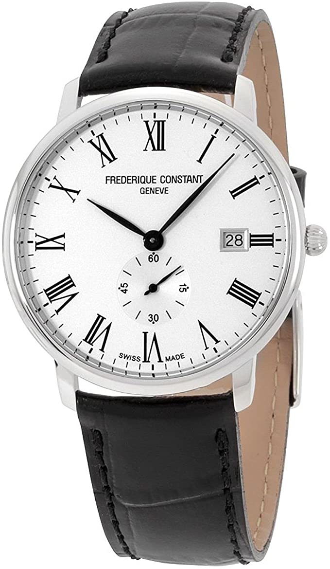 Picture of Frederique Constant FC-245WR5S6 Slim Line Leather Mens Watch, Stainless Steel
