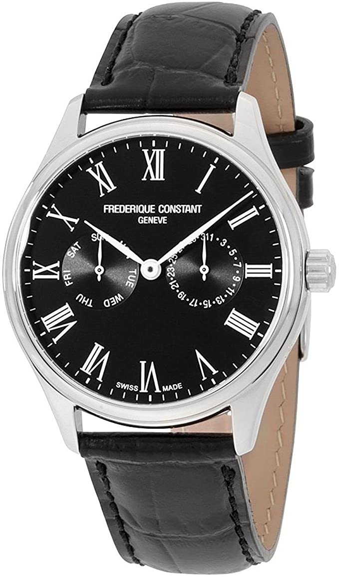Picture of Frederique Constant FC-259BR5B6 Classics Leather Mens Watch, Stainless Steel