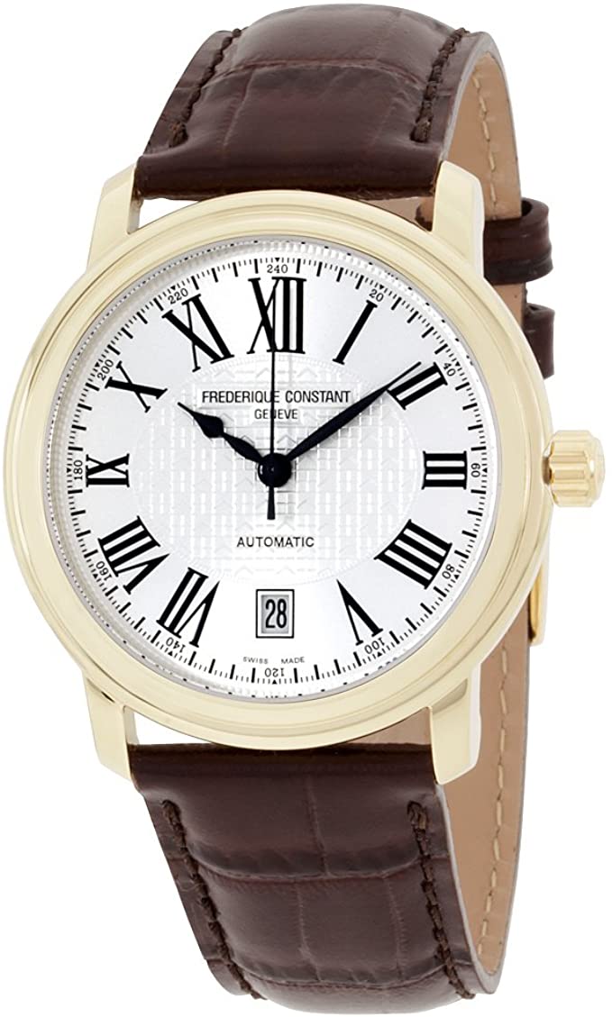 Picture of Frederique Constant FC-303M4P5 Persuasion Automatic Leather Mens Watch, Gold