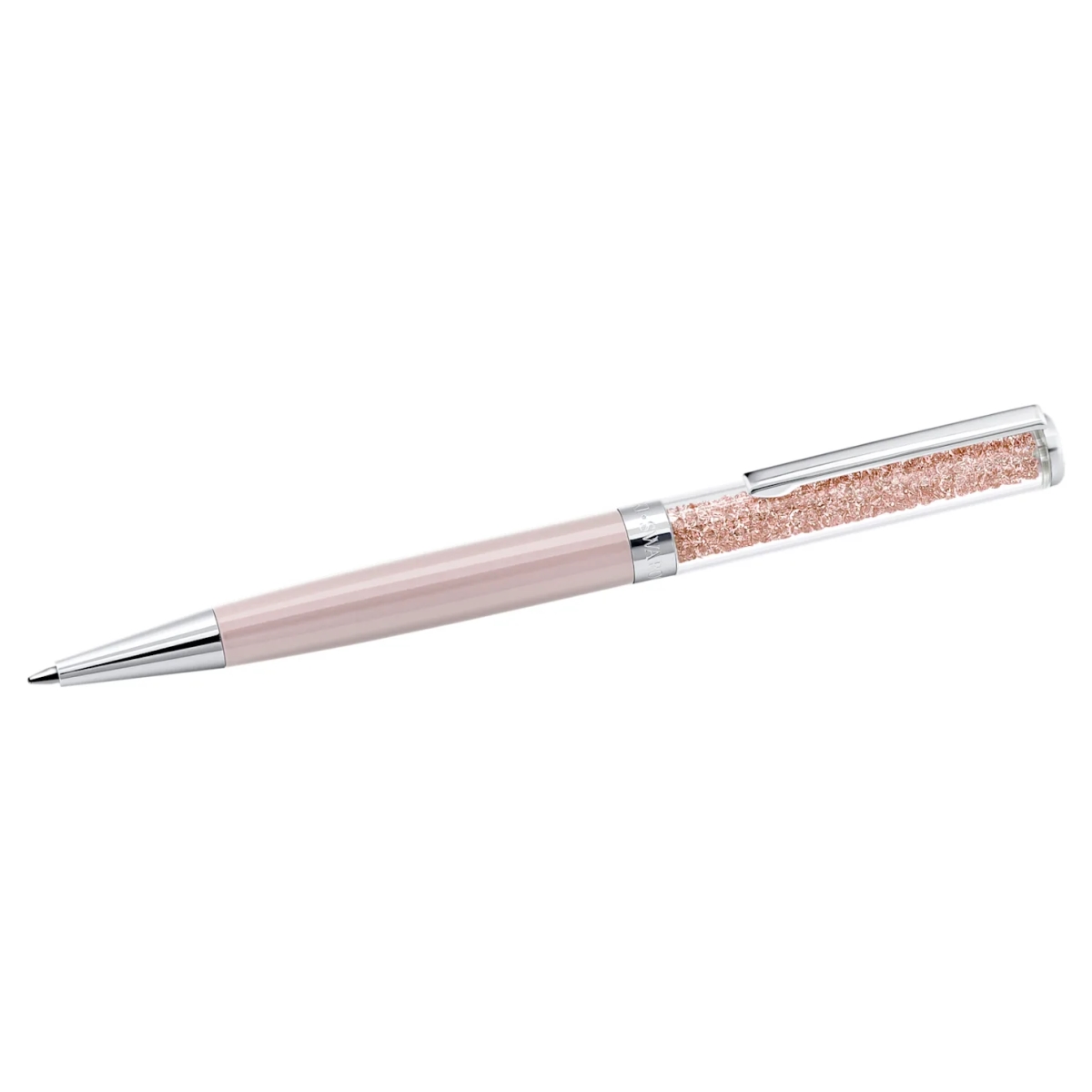 5224391 14.3 x 1 cm Crystalline Ballpoint Pen, Rose Gold Tone - Chrome Plated -  Swarovski